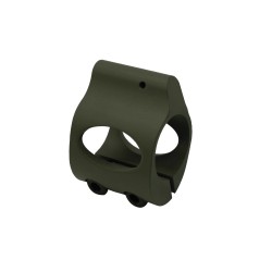 .750 Low Profile Steel Gas Block with CLAMP-ON - Cerakote ODG